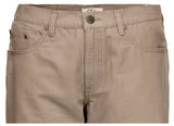 Blue Mountain FMB-1504 Men's Mid-Rise 5-Pocket Canvas Pants/Fossil Brown/S36X32