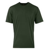 Blue Mountain YMK-1041 Men's Crew Neck Short-Sleeve T-Shirt, Black, 4XL