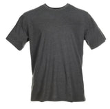 Blue Mountain YMK-1041 Men's Crew Neck Short-Sleeve T-Shirt, Charcoal Grey, L