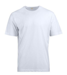 Blue Mountain YMK-1041 Men's Short Sleeve T-Shirt, Ivory, Extra Large