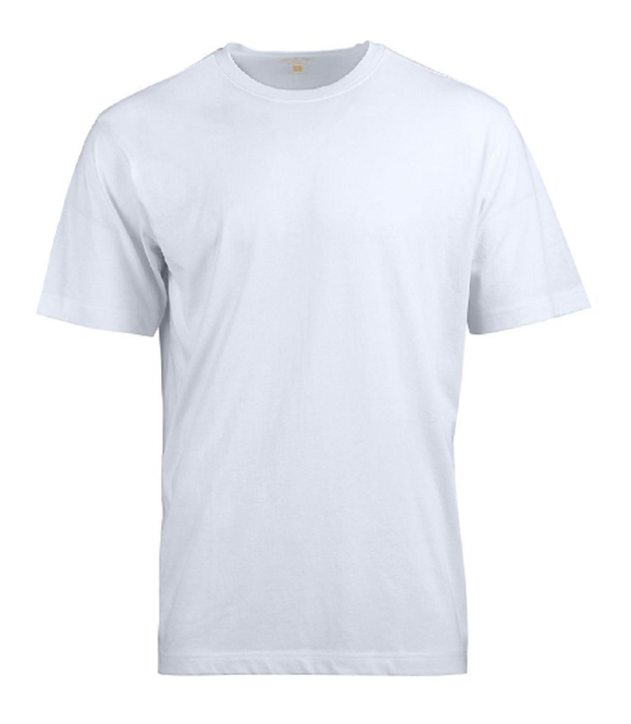 Blue Mountain YMK-1041 Men's Short-Sleeve T-Shirt, Ivory, Large