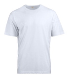 Blue Mountain YMK-1041 Men's Crew Neck Short-Sleeve T-Shirt, Ivory, Large