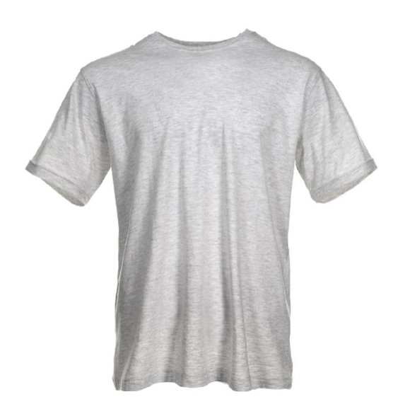 Blue Mountain YMK-1041 Men's Short-Sleeve T-Shirt, Light Athletic Gray, Medium