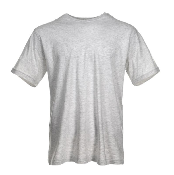 Blue Mountain YMK-1041 Men's Short-Sleeve T-Shirt, Light Athletic Gray, 3XL