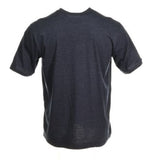 Blue Mountain YMK-1041 Men's Short Sleeve T-Shirt, Navy Heather, Large