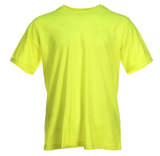 Blue Mountain YMK-1041 Men's Short Sleeve Crew Neck T-Shirt, Safety Yellow, L
