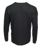 Blue Mountain YMK-1072 Men's Long-Sleeve Jersey Crew T-Shirt/Black/XL