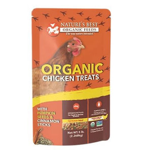 Nature's Best Organic Chicken Treats with Pumpkin Seeds & Cinnamon Sticks, 5 lb.