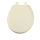 Richfield Lift-Off Never Loosens Round Closed Front Toilet Seat in Bone