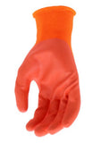 Boss B31101-L Unisex Adult Foam Nitrile Work Gloves, Orange, 1-Pair, XL