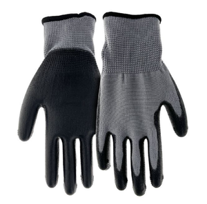 Boss B33021-Y Kids' Coated Gloves, 1 Pair, Gray, Youth