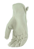 Boss B83071-M Unisex Adult Grain Pigskin Leather Driver Gloves, 1-Pair, White, M