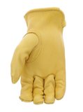 Boss B84091-WM Women's Deerskin Leather Driver Work Gloves, 1 Pair, Medium