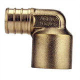 3/4 in. Brass PEX x Female Solder 90-Degree Elbow