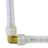 1/2 in. PEX-A Barb Brass 90-Degree Elbow Fitting