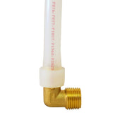 1/2 in. x 1/2 in. MNPT PEX-A Barb Brass 90-Degree Male Elbow Fitting