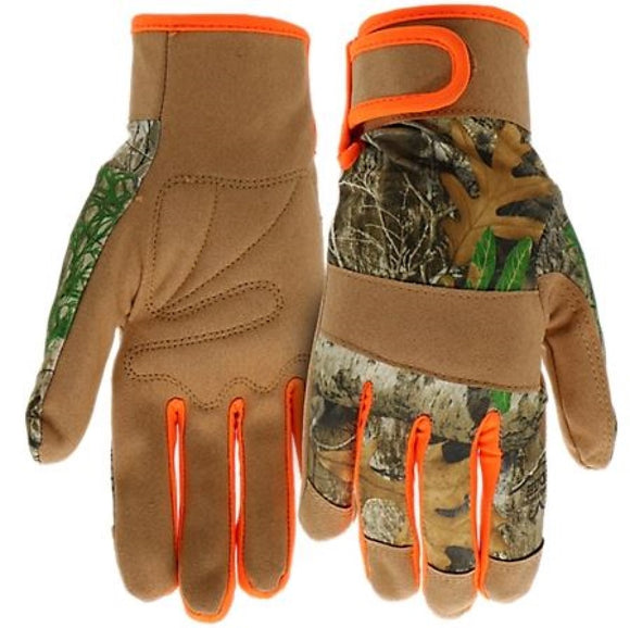 Boss BRE52191-YL Boys' Realtree Safety Gloves Multicolor, Youth, 1 Pair