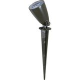 Line Voltage Bronze LED Landscape Flood Light with Spike