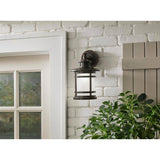 Oil-Rubbed Bronze Motion Sensor Outdoor Integrated LED Wall Lantern Sconce