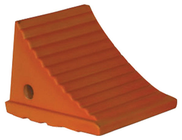 Buyers WC786 Fluorescent Orange Poly Wheel Chock