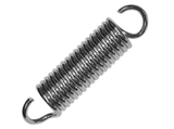 Century Spring C-279 5/8" x 6-1/2" x 0.080" Extension Spring, Steel Material