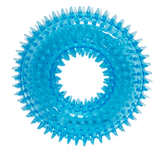Gnawsome 10027 - Spiky Squeaker Ring Dog Toy, Squeaky, Teething, All Life Stages