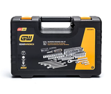 GearWrench GW72SCBMTS Metric/SAE 1/4" & 3/8" Drive Mechanic Hand Tool Set 121 pc