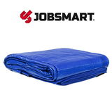 JobSmart LDBL1220 Reversible Light-Duty Poly Tarp, 12 ft. x 20 ft., Blue