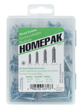 Hillman 41814 Zinc-Plated Homepak Assorted Flat Head Phillips Wood Screw Kit