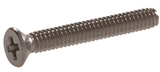 Hillman 881980 Stainless Phillips Flat-Head Machine Screws, 1/4"-20 x 2", 2-Pack