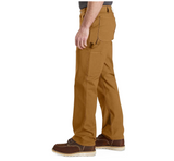 Carhartt 103279-GVL Men's Rugged Flex Duck Dungaree Pants,Carhartt Brown, S32X34
