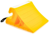 Camco 44475 Super Wheel Chock with Rope Yellow Includes a Rope for Easy Removal
