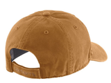 Carhartt 100289-211 Solid Odessa Cotton Canvas Baseball Cap, Brown, One Size