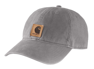 Carhartt Men's Solid Odessa Cotton Canvas Baseball Cap- Asphalt/One Size FM