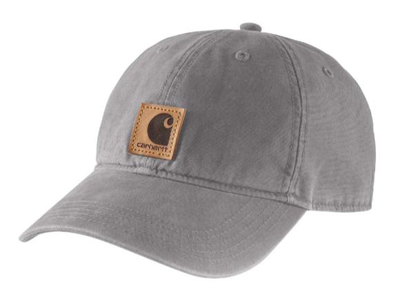 Carhartt Men's Solid Odessa Cotton Canvas Baseball Cap- Asphalt/One Size FM