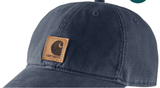 Carhartt 100289-211 Men's Solid Odessa Cotton Canvas Baseball Cap, Navy