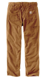 Carhartt 102517-039 Men's Rugged Flex Canvass Work Pants, Hickory, Size 33X32