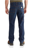 Carhartt 102808-498 Men's Relaxed Fit Rugged Flex Denim Dungaree/Superior/S34X32