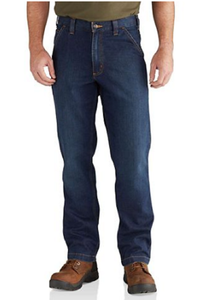 Carhartt 102808-498 Men's Rugged Flex Relaxed Dungaree Jeans,Superior,Size 40X34