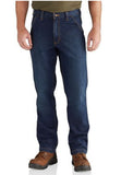 Carhartt 102808-498 Men's Relaxed Fit Rugged Flex Denim Dungaree/Superior/S34X30