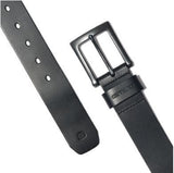 Carhartt 2203-20 Men's Black/Gunmetal Burnished Leather Box Buckle Belt, Size 36