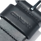Carhartt 2203-20 Men's Black/Gunmetal Burnished Leather Box Buckle Belt, Size 34