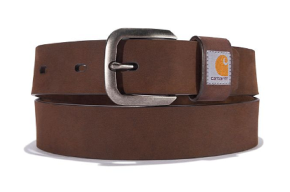 Carhartt A000551800104 Women's Saddle Leather Belt, Brown, Extra Large