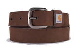 Carhartt A000551800104 Women's Saddle Leather Belt, 1.25 in., Brown, Small