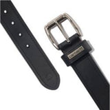 Carhartt A000556120109 Men's Leather Roller Belt, Black, Size 38