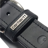 Carhartt A000556120109 Men's Leather Roller Belt, Black, Size 40