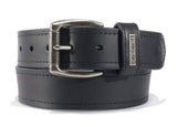 Carhartt A000556120109 Men's Leather Roller Belt, Black, Size 40