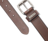 Carhartt A000556120109 Men's Leather Roller Belt, Brown, Size 44
