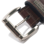 Carhartt A000556120109 Men's Leather Roller Belt, Brown, Size 38