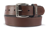 Carhartt A000556120109 Men's Leather Roller Belt, Brown, Size 38